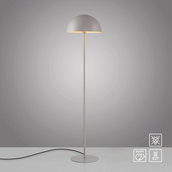 Schöner Wohnen 11727-39 - Lampă de podea ALI 1xE27/25W/230V gri