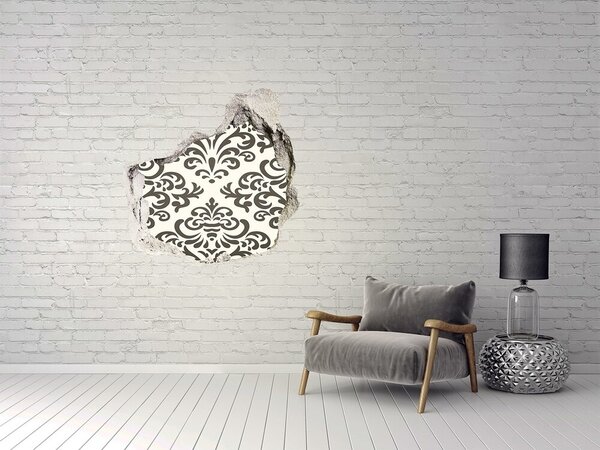 Fototapet 3D gaură în perete Un model elegant pe perete