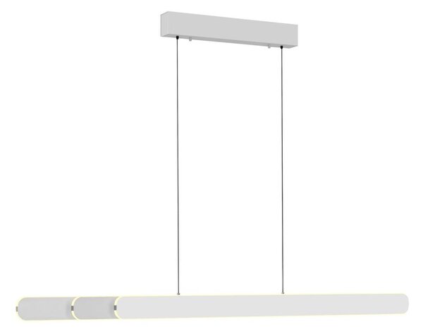 Schöner Wohnen 12577-16 - Lustra LED dimabilă ADRIANA suspendată pe cablu, 2xLED/24W/230V, alb