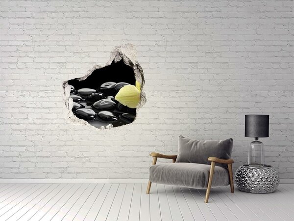 Fototapet un zid spart cu priveliște Relaxează-te la spa