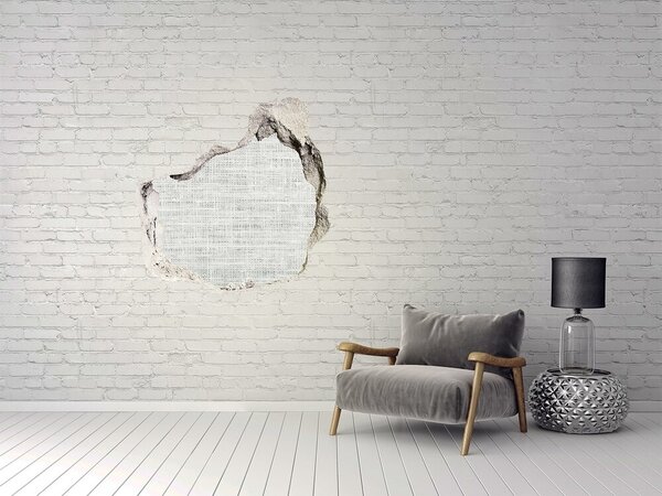 Fototapet 3D gaură în perete Un zid în ruine cu vedere spre gol