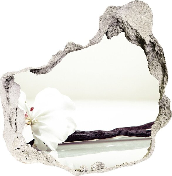 Autocolant 3D gaura cu priveliște vanilie pod