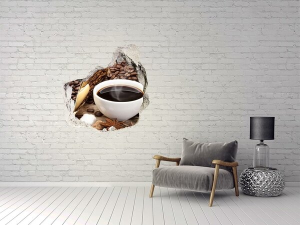 Autocolant autoadeziv gaură Cafea în inima naturii