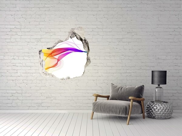 Autocolant autoadeziv gaură O explozie colorată de energie