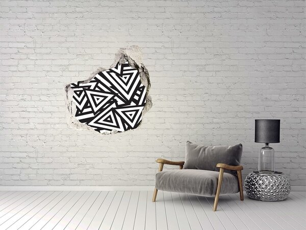 Fototapet 3D gaură în perete Modele geometrice abstracte