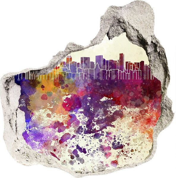Autocolant autoadeziv gaură colorat Chicago