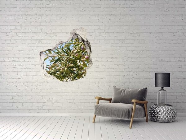 Fototapet 3D gaură în perete Măslin în lumina soarelui