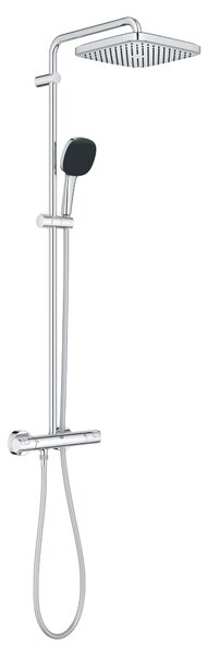 Grohe Vitalio Comfort set de duș perete cu termostat cu duș de ploaie StarLight Chrome 26696001