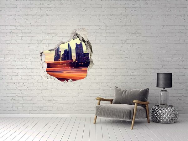 Fototapet un zid spart cu priveliște Peisaj modern din Shanghai