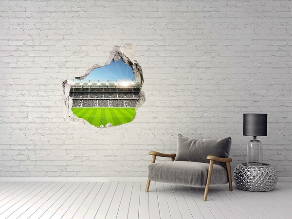 Autocolant autoadeziv gaură Stadionul de fotbal în acțiune