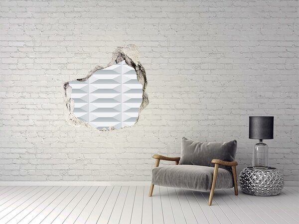 Fototapet 3D gaură în perete Perete 3D modern