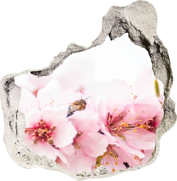 Autocolant gaură 3D flori de cireș