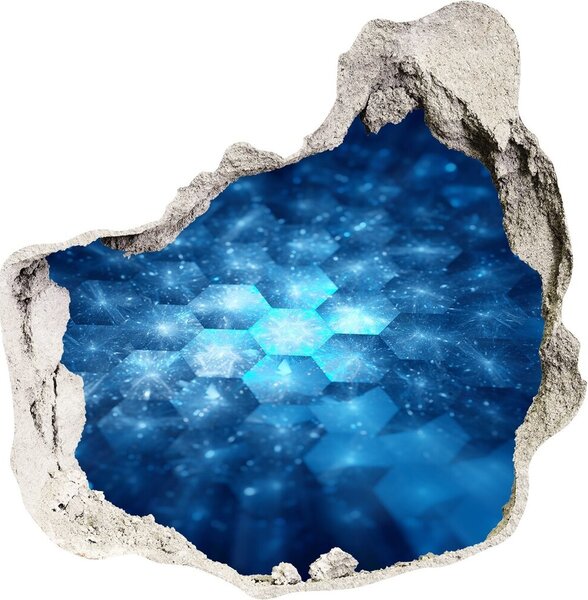 Autocolant gaură 3D cristale