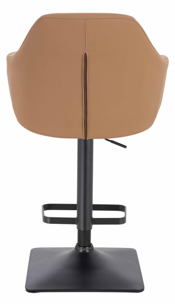 HR831KW Scaun Caramel Piele Ecologica Premium Soft cu Bază Neagră