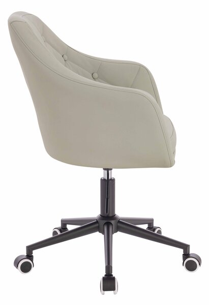 HR831K Scaun Culoare in Piele Ecologica Premium Soft cu Bază Neagră
