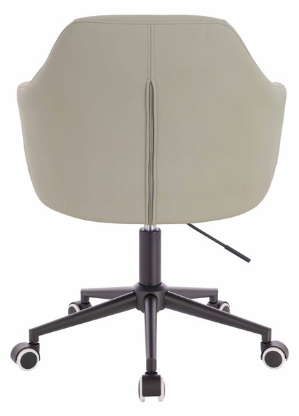 HR831K Scaun Culoare in Piele Ecologica Premium Soft cu Bază Neagră