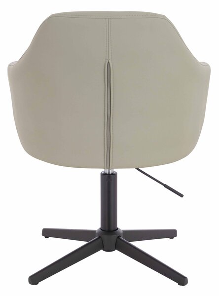 HR831CROSS Scaun Culoare in Piele Ecologica Premium Soft cu Bază Neagră