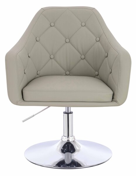 HR831N Scaun Culoare in Piele Ecologica Premium Soft cu Bază Cromata