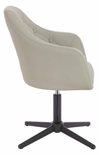 HR831CROSS Scaun Culoare in Piele Ecologica Premium Soft cu Bază Neagră