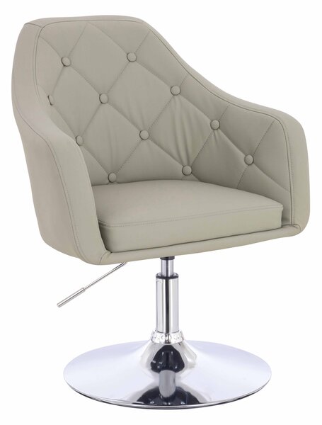 HR831N Scaun Culoare in Piele Ecologica Premium Soft cu Bază Cromata