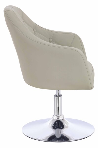 HR831N Scaun Culoare in Piele Ecologica Premium Soft cu Bază Cromata