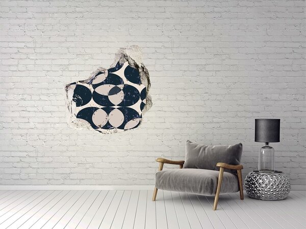 Fototapet 3D gaură în perete Design modern cu gaură în perete