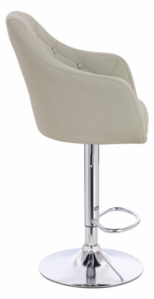 HR831W Scaun Culoare in Piele Ecologica Premium Soft cu Bază Cromata