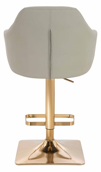 HR831KW Scaun Culoare in Piele Ecologica Premium Soft cu Bază Aurie