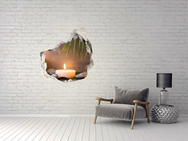 Fototapet 3D gaură în perete Colț de spa relaxant