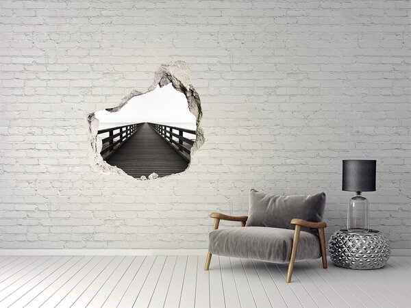 Fototapet 3D gaură în perete Dig lângă mare