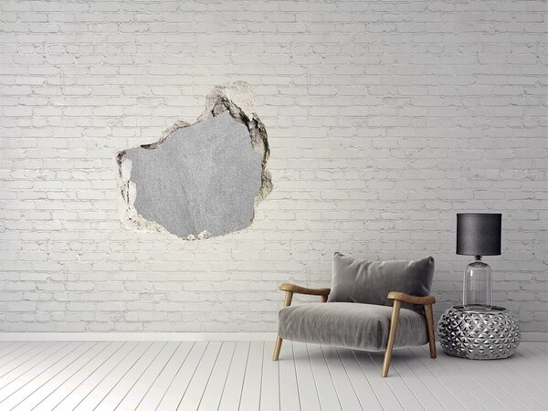 Autocolant autoadeziv gaură Zid crăpat cu vedere spre beton