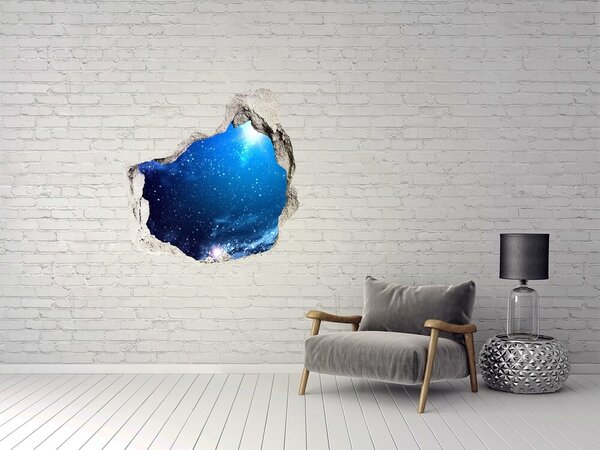 Autocolant un zid spart cu priveliște Spațiul Cosmic