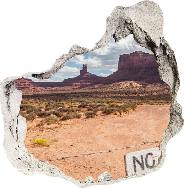 Fototapet un zid spart cu priveliște Arizona Statele Unite ale Americii