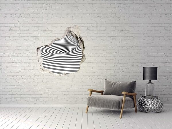 Fototapet 3D gaură în perete Vortex în realitate