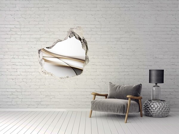 Fototapet un zid spart cu priveliște Spațiu abstract în spatele peretelui