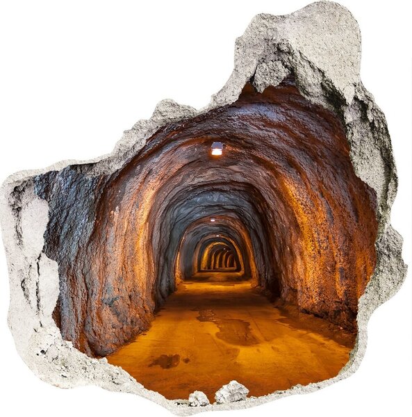 Autocolant de perete gaură 3D tunel subteran