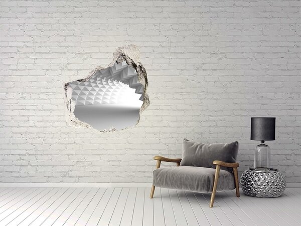 Fototapet 3D gaură în perete Spațiu 3D modern