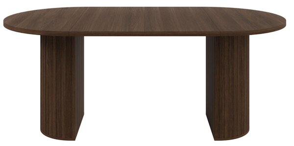 Masă de dining extensibilă Ovalio, stejar dunin (100-188 cm)