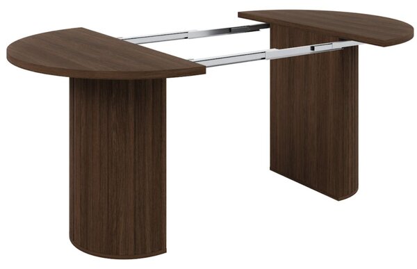 Masă de dining extensibilă Ovalio, stejar dunin (100-188 cm)