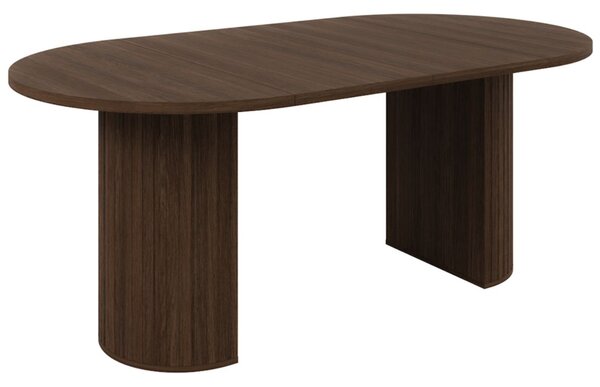 Masă de dining extensibilă Ovalio, stejar dunin (100-188 cm)