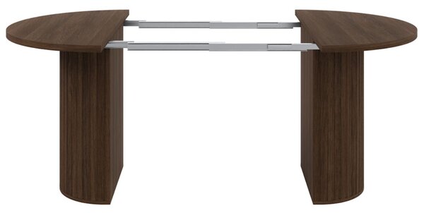 Masă de dining extensibilă Ovalio, stejar dunin (100-188 cm)