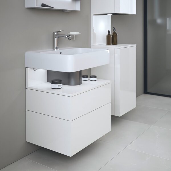 Duravit Qatego dulap 59x47x59 cm sub chiuveta pe perete alb QA4393022220010