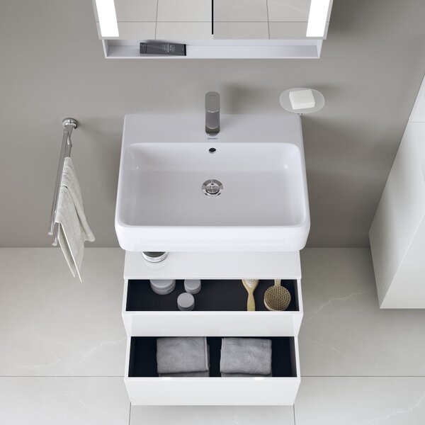 Duravit Qatego dulap 59x47x59 cm sub chiuveta pe perete alb QA4393022220010