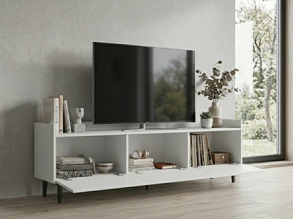 Comoda TV PIENA 160 cm, alb