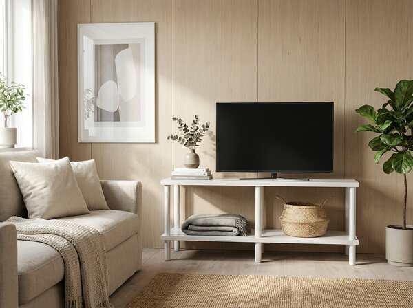 Comoda TV SOLE 90 cm, alba