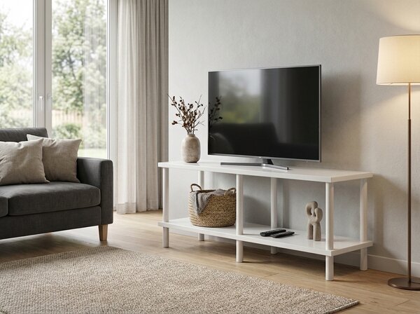 Comoda TV SOLE 90 cm, alba