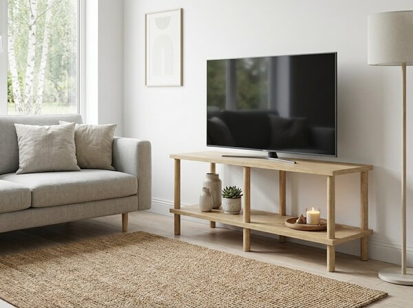 Comoda TV SOLE 90 cm, stejar sonoma