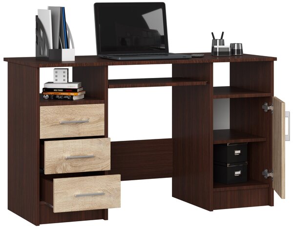 Masa PC Asegura (wenge + stejar sonoma). Promo -19%. 1151991