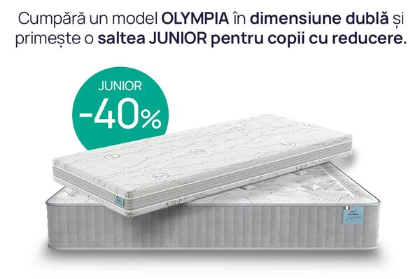 Saltea iSleep, OLYMPIA, 90x190x30, Medie