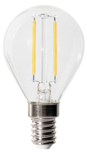 Set de 5 becuri LED E14 dimabile P45 sticlă transparentă 3W 350 lm 3000K
